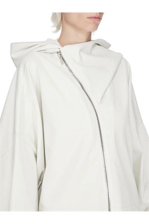 Felpa Megamountain Hun In Jersey Pesante Furka Grigio Chiaro RICK OWENS DRKSHDW | DS01F4228RIGP51